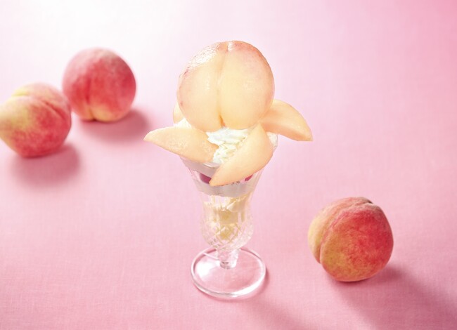 【果実屋珈琲】旬果実「山梨県産 白桃」のメニューを数量限定で販売開始