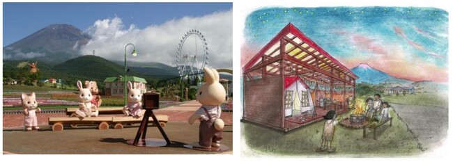 富士山2合目の涼しいキャンプ場　PICA富士ぐりんぱ　シルバニアビレッジ開業20周年記念「シルバニアファミリー・わくわくキャンプサイト」7月20日（土） 誕生！