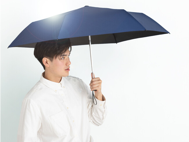 【Yahoo！ショッピング メンズ日傘ランキング1位を獲得】差すだけで体感マイナス10度！？男性人気急上昇中のコンパクト日傘！