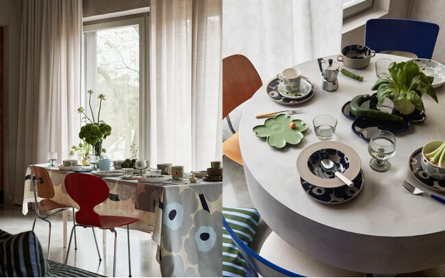 [マリメッコ]自然と建築物の融合からインスパイアされた新作ホームコレクションが登場。