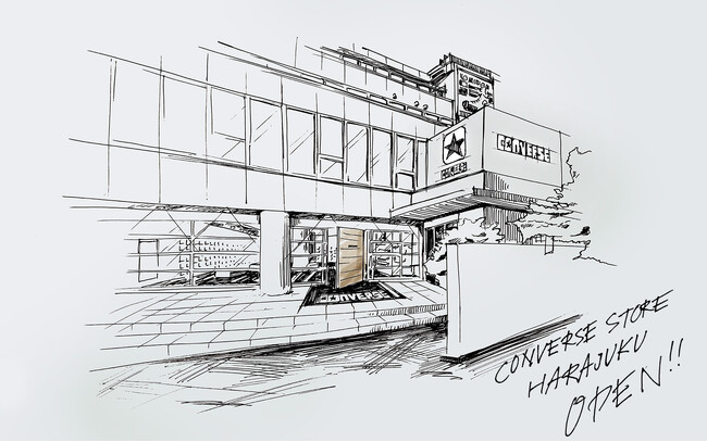 CONVERSEの国内初となる旗艦店〈CONVERSE STORE HARAJUKU〉7月20日（土）オープン