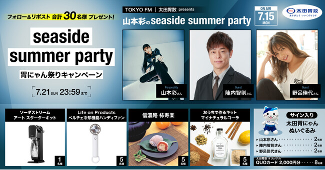 seaside summer party 胃にゃん祭りキャンペーン