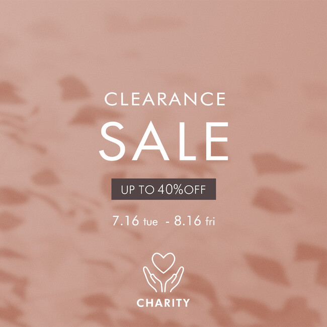 【売上の一部を寄付】Pearl for Life 夏のクリアランスセール開催／チャリティキャンペーンも同時実施