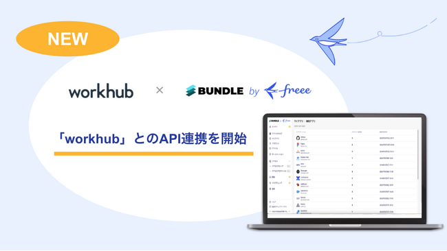 Bundle by freeeがコネクトプラットフォームworkhubとのAPI連携を開始
