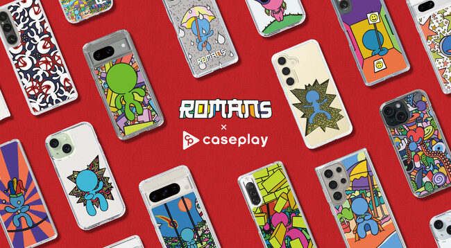 ジョルジオ・サウリーニによる、イタリア・ローマ発のアートブランド「ROMANｓ」のスマートフォンケースが、“機種×コンテンツ×デザイン”で豊富なスマホアクセサリーを取り揃えるcaseplayから登場！