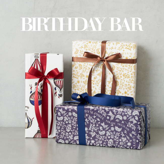 【BIRTHDAY BAR】ギフトラッピングをリニューアルしました！