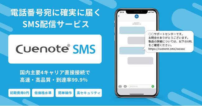Salesforceと連携する「Cuenote SMS for Salesforce」を提供開始
