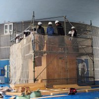昭和女子大学 環境デザイン学科 ツーバイフォー工法(2×4)で茶室づくり
