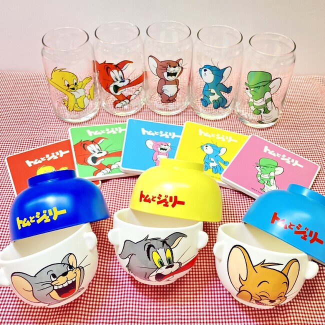 「トムとジェリー なかよし商店 POP UP SHOP」にレトロ可愛い食器アイテムが7月26日（金）から新登場！
