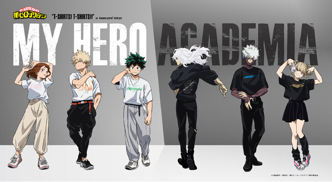 アニメ『僕のヒーローアカデミア』SPECIAL POPUP「MY HERO ACADEMIA“T-shirts! T-shirts!!”」ベースヤードトーキョーにて8/2（金）から東京・大阪開催決定！