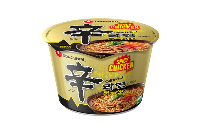【新発売】黄金の辛ラーメン！？インドで先行販売した「辛ラーメン スパイシーチキン カップ」がついに日本初上陸！7月22日より一部コンビニで発売開始