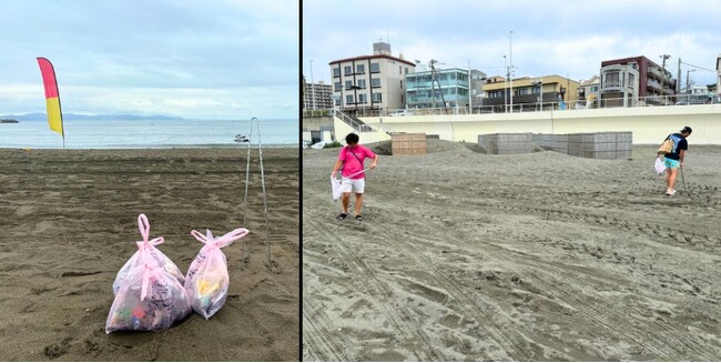 湘南ビーチで流行の使い捨て電子シーシャ「ICEBERG Dispo」がビーチクリーンを実施