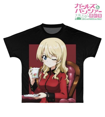 『ガールズ＆パンツァー 最終章』の描き下ろしイラスト ダージリン コラボウオッチ着用ver. フルグラフィックTシャツなどの受注を開始！！アニメ・漫画のオリジナルグッズを販売する「AMNIBUS」にて