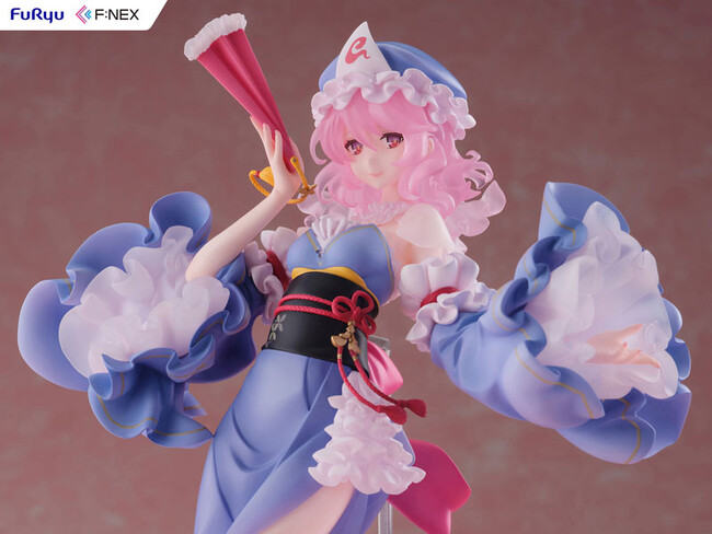 大人気イラストレーターのイラストをもとに『東方Project』の「西行寺幽々子」がフィギュア化。あみあみにて予約受付中。