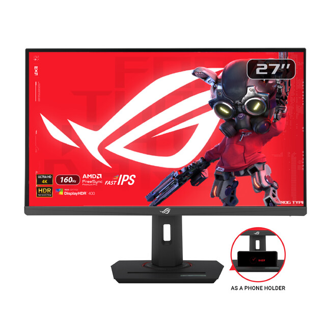ゲーミングブランドのRepublic of Gamersより、超高速160Hzリフレッシュレートを備えた27型の4K HDRゲーミング モニター「ROG Strix XG27UCS」を発表