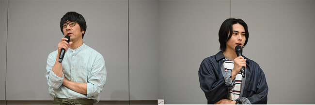 W主演の山崎まさよし、酒井大成が制作発表に登壇！MBSドラマ『三ツ矢先生の計画的な餌付け。』