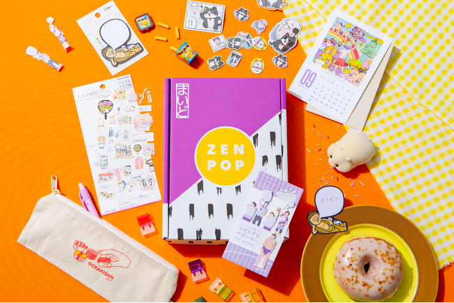 ZenPop、日本のユニークな魅力が詰まった文房具ボックス「ZenPop’s Bizarre Stationery」を2024年8月1日（月）より海外販売開始