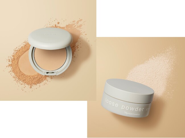 仕上がりで使い分けるフェイスパウダー2種、新発売