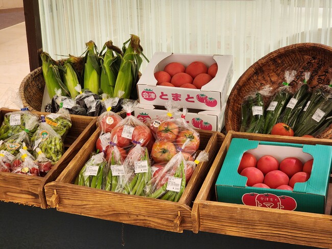 【会津・東山温泉御宿東鳳】新鮮な野菜販売・食品ロス削減に向けJA会津よつば直売所と共同企画「会津産新鮮野菜市」を7月27日から期間限定開催！