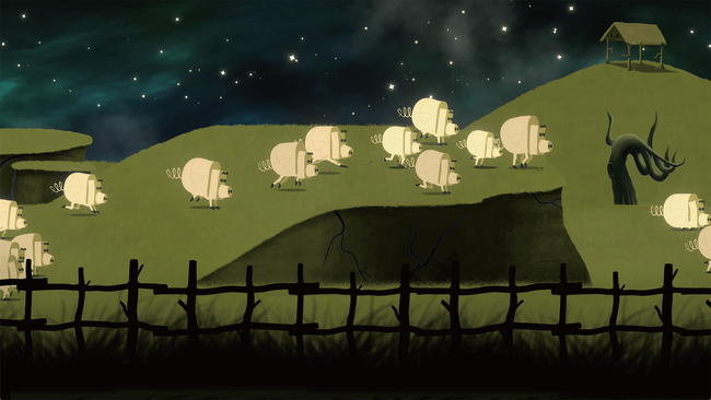 ソーセージになる運命に抗うオス豚の愛と恐怖の脱出冒険劇『PiGROMANCE』が本日（７月２５日）よりSteamにて正式版配信開始！