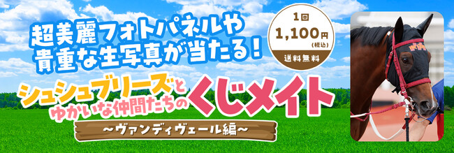 競走馬育成プロジェクト『リアルダビスタ』より シュシュブリーズ第5子、ヴァンディヴェールのデビュー2連勝記念オンラインくじ実施！ ～全82種のオリジナル写真データを大放出～