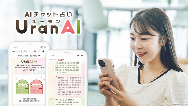 生成AIを用いてパーソナルな悩みに沿った鑑定ができるAIチャット占いサービス「UranAI（ユーランエーアイ）」のβ版をmarougeからリリース