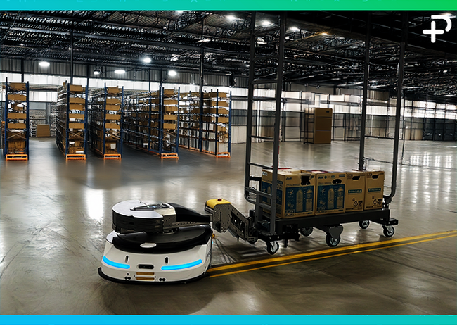 LexxPluss新製品『LexxTug』がカートラック（６輪台車）の自動搬送に対応。
