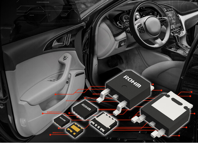 自動車のドア、シート等の各種モーターやLEDヘッドライトなどに最適！実装信頼性の高い車載向けNch MOSFETの10機種3パッケージを開発