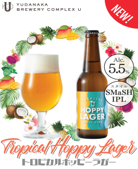 新商品 TROPICAL HOPPY LAGER（トロピカルホッピーラガー）