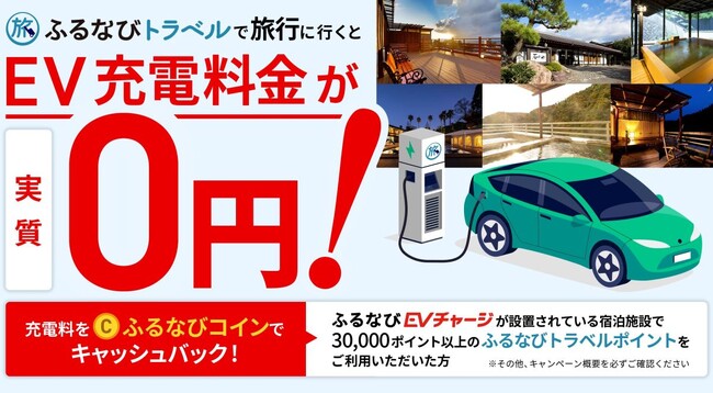 【アイモバイル】「ふるなびEVチャージ」キャンペーンの延長が決定！EV充電器の利用料が実質0円！