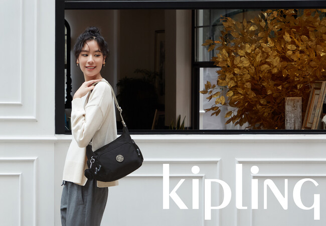 Kipling 2024 秋冬Collection　日本限定「BLACK STRIPE WF」