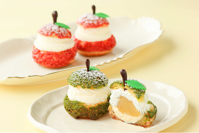【バイカル 京都ポルタ店】青りんごシュー「あおりん」 8月18日まで期間限定販売