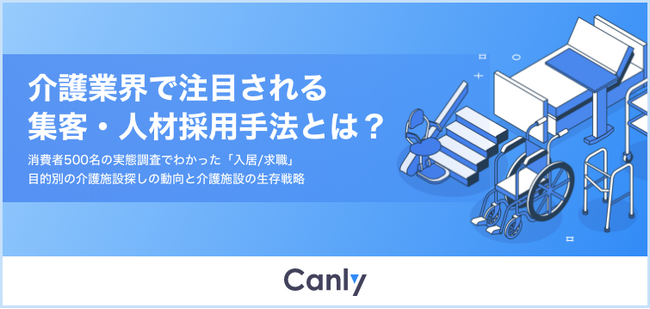 【介護業界必見】消費者500名の実態調査でわかった「入居/求職」目的別の介護施設探し動向をまとめたレポートを公開