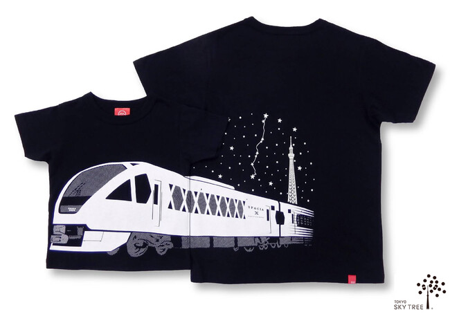 大好評「東武特急スペーシア X」のコラボレーションTシャツが再入荷！