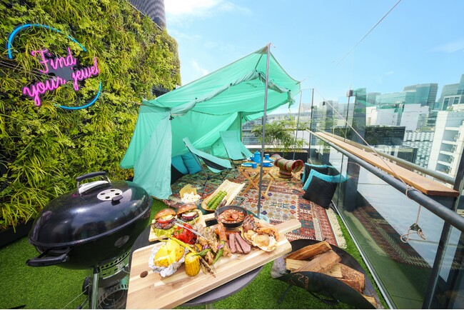 【アロフト東京銀座】極上の夏体験を！バーベキューガーデン『Grilln’ & Chilln’』第２弾が８月３日（土）よりスタート！
