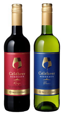 「Mercian Wines（メルシャン・ワインズ）　セレブレ　ボルドー　ルージュ／ブラン」 8月27日（火）新発売