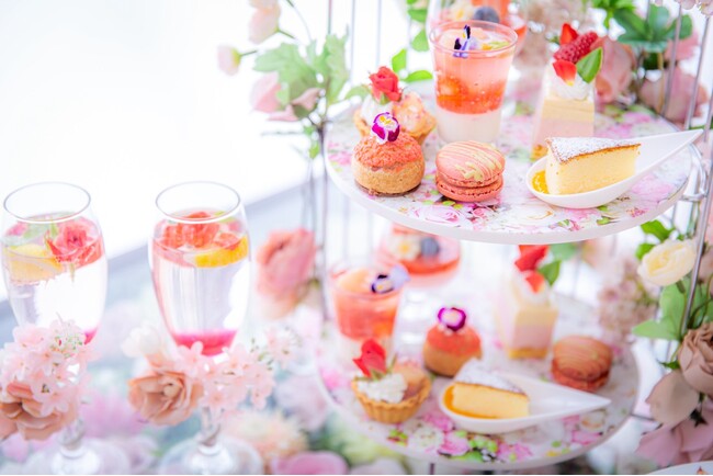 お花がテーマのアフタヌーンティー専門店でカワイイと美味しいを一緒に楽しむ！ Afternoon Flower Lounge「Tea Bloomy」が銀座６丁目にNEW OPEN！