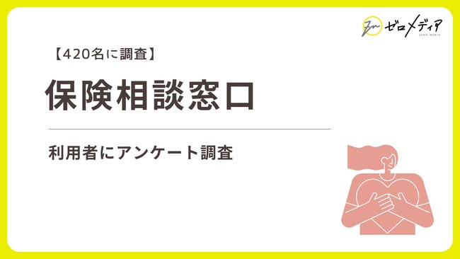 【ゼロメディア】保険相談窓口に関するアンケート結果