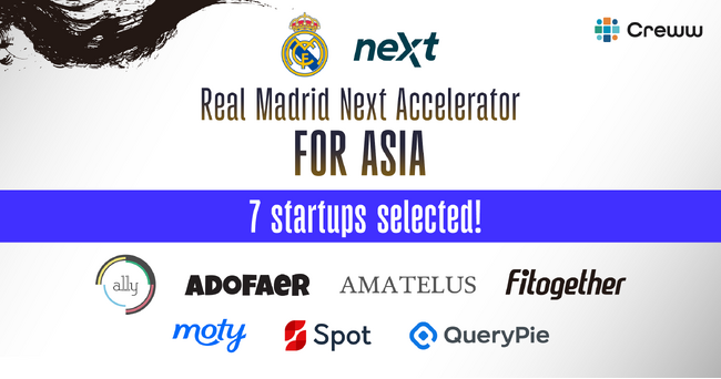 世界最高峰 レアル・マドリードのプロジェクト『Real Madrid Next Accelerator for Asia』に日本代表としてAMATELUSが採択されました