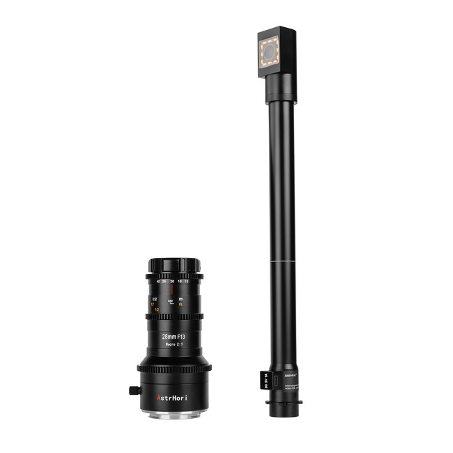 AstrHori アストロリ 28mm F13 Macro 2:1 Pro ペリスコープレンズ にProシリーズ登場