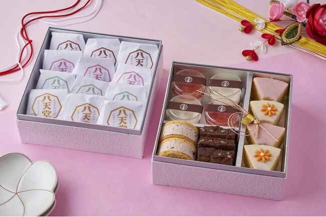 スイーツおせち『2025年 八天堂スイーツビュッフェ』数量限定ご予約受付スタート！新春の訪れを色鮮やかに彩るスイーツと「ミニくりーむパン」の豪華セット