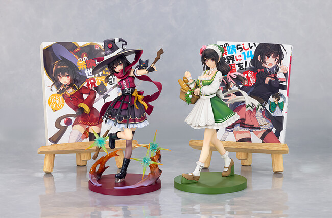 「このすば」めぐみん&ゆんゆんの原作版 10周年記念ver.のハイクオリティフィギュアが1万円を切って登場！　8月9日（金）より予約受付開始！