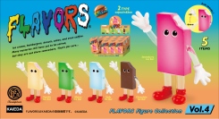 ソフビ「FLAVORS」(フレーバーズ）のミニチュアフィギュアに第4弾が登場。夏にぴったりの「アイスバー」がラインナップに登場！8月下旬発売！