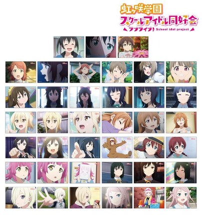 『ラブライブ！虹ヶ咲学園スクールアイドル同好会』のトレーディング場面写ブロマイド3枚セット vol.2、場面写 Tシャツの受注を開始！！アニメ・漫画のオリジナルグッズを販売する「AMNIBUS」にて