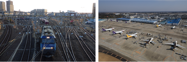 成田空港から輸出される貨物を対象とした鉄道共同輸送サービス（関西→成田間）の実証実験を開始