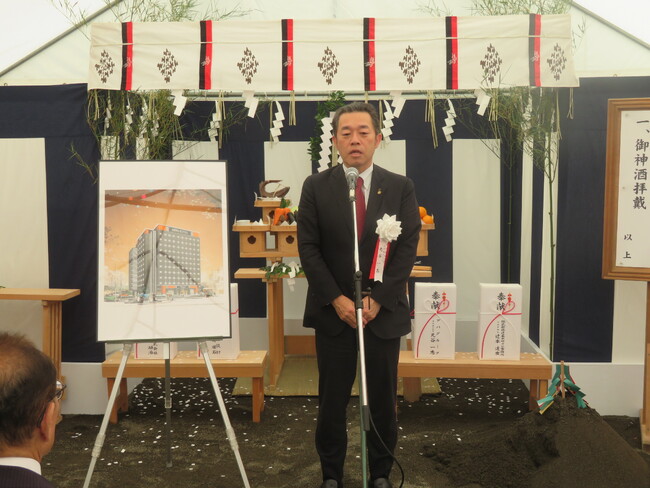 江東区 4棟目 アパホテル〈門前仲町駅前南〉起工式開催