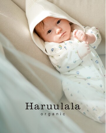 オーガニックコットンのベビー・こども服ブランド「Haruulala organic」「産院・施設向けオリジナルアイテム制作サービス」を本格始動