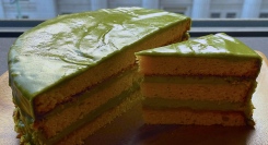 COREDO室町1の「re:Dine 日本橋室町」にて「モネ＆フレンズ・アライブ」展コラボメニューのケーキとドリンクを販売中