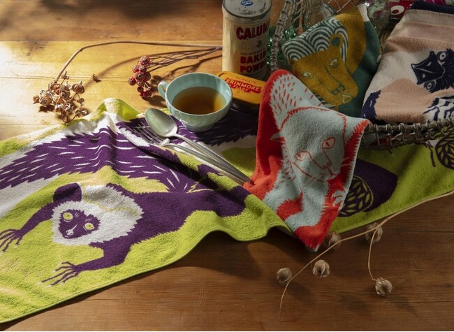 画家・森田MiW×タオルメーカー「楠橋紋織」のコラボレーションブランド「morita MiW」によるフェア『手にする人をハッピーに』を軽井沢コモングラウンズで９月４日から開催！