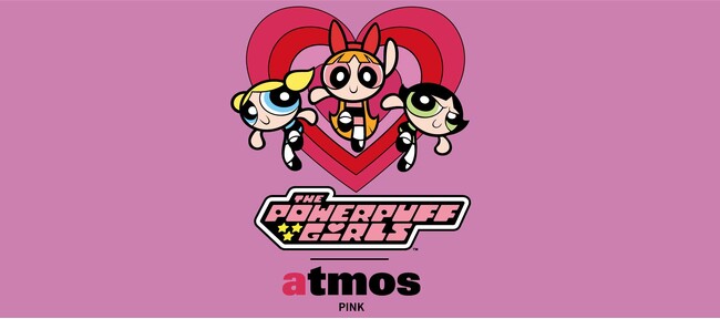 atmos pinkが「パワーパフ ガールズ」と初のコラボレーションアパレルを発売